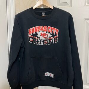 NFL Kansas City Chiefs Black Crewneck Sweater